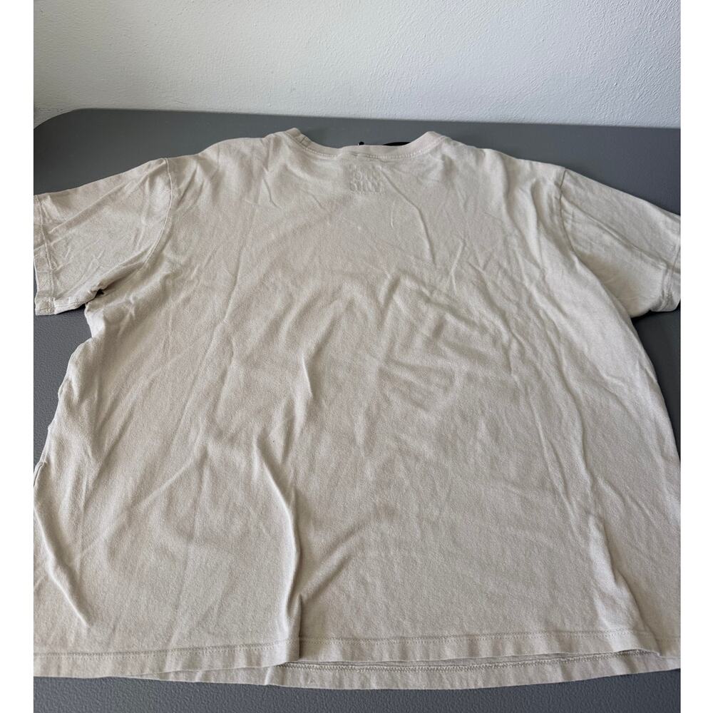 The Who Graphic Tee H&M Cream Retro Band Shirt Psychedelic Floral Rock Tee Med - Picture 3 of 8